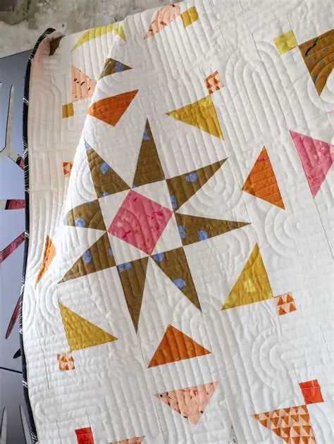 Mosaic Star Quilt Pattern by Lo & Behold Stitchery