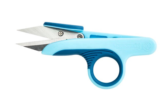 Mundial Super-Edge 4.5" Thread Snips Scissors in Blue