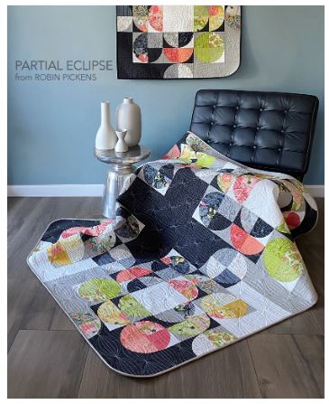 Partial Eclipse Quilt Pattern by Robin PIckens - 2 Sizes / RPQP-PE155