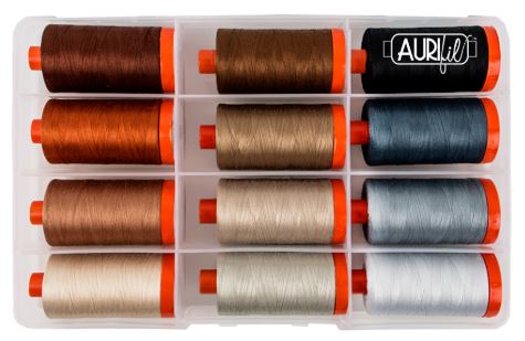Aurifil Perfect Box of Neutrals by Pat Sloan 50wt | Special Order