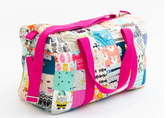 Patchwork Duffle 2nd Edition Pattern by Knot & Thread Designs