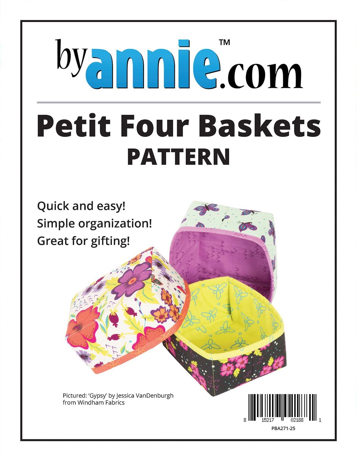 Petit Four Baskets - By Annie Pattern Valdani perle cotton size 12 thread spool for quilting and embroidery
