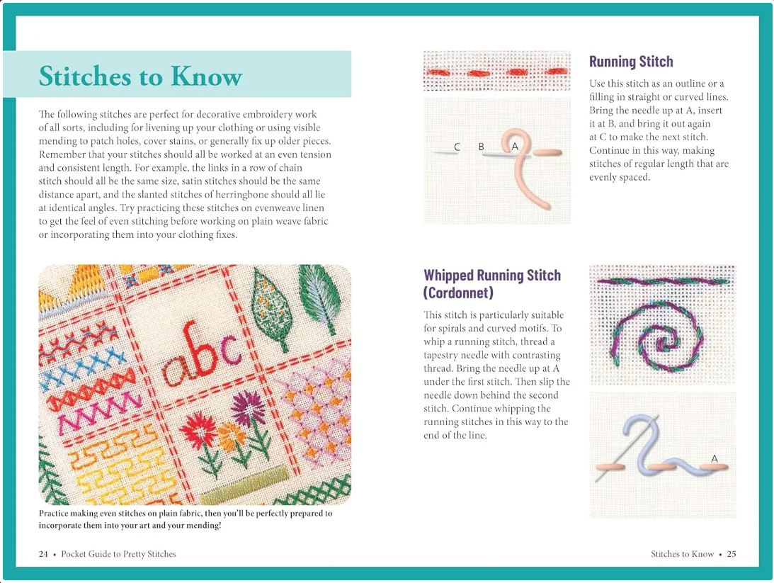 Pocket Guide to Pretty Stitches by Karen Hemingway