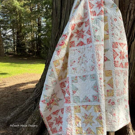 Promenade Stars Quilt Pattern by Coach House Designs