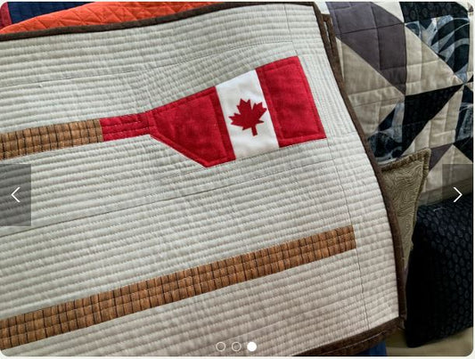 Row Hard - Wall Hanging or Table Runner Quilt Pattern Designed by Lorna Costantini