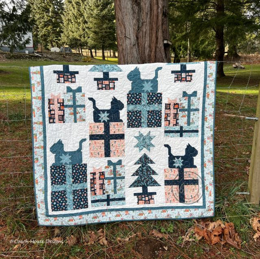 Santa's Helpers Quilt Pattern by Coach House Designs / CHD2445 - 61" x 70" Lap Quilt