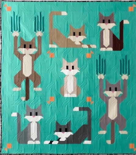 Cat Scratch Quilt Pattern - Art East Quilting Co