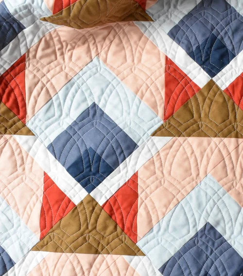 Snow Cabin Quilt Pattern by Lo & Behold Stitchery