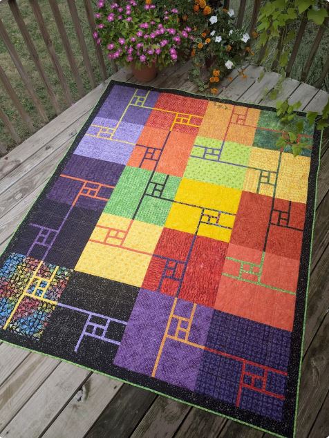 Splitting Squares Quilt Pattern by Canuck Quilter Designs / CQ5636 - 5 Sizes - Throw to King