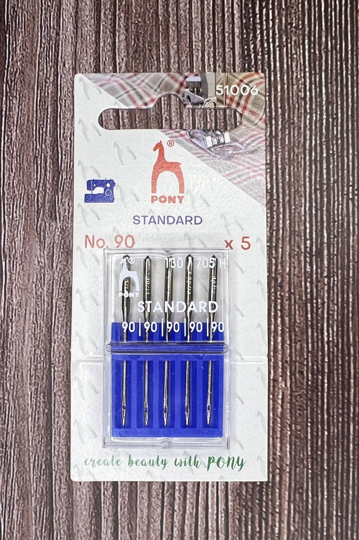 PONY Universal Sewing Machine Needles - Size 90/14 (Pack of 5) P51006