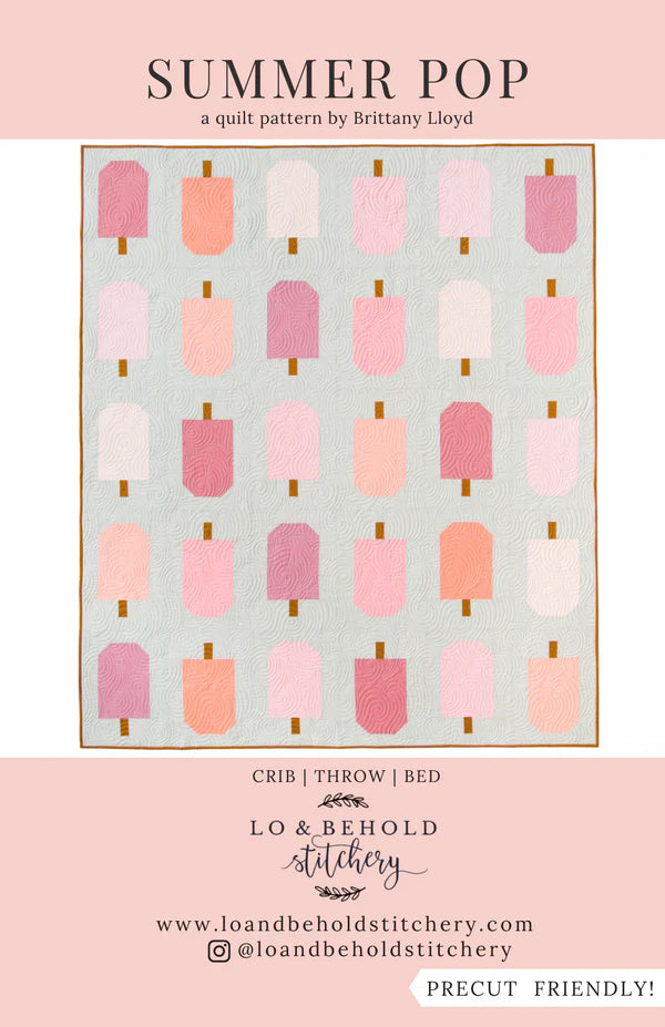 Summer Pop Quilt Pattern by Lo & Behold Stitchery