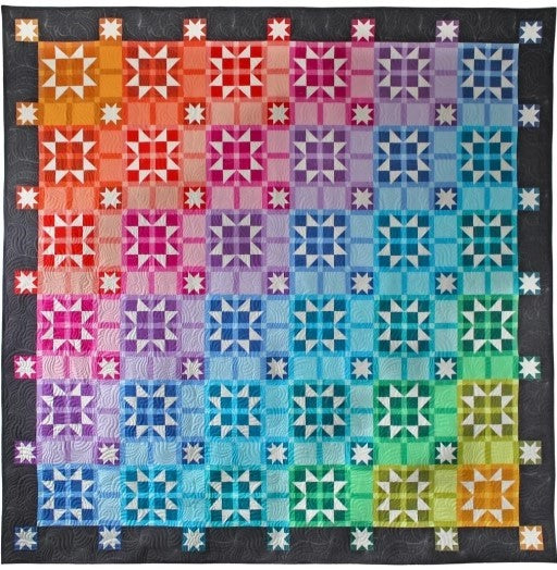 Tartan Star Pattern - Art East Quilting Co. / 6 Sizes - Baby to King