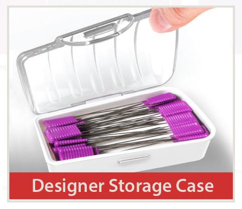 Taylor Seville Magic Fork Heat Resistant Pins (Fine) - 30 Pack