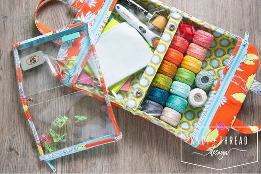 The Truvy Bag Paper Pattern by Knot & Thread Design SKU: KAT110