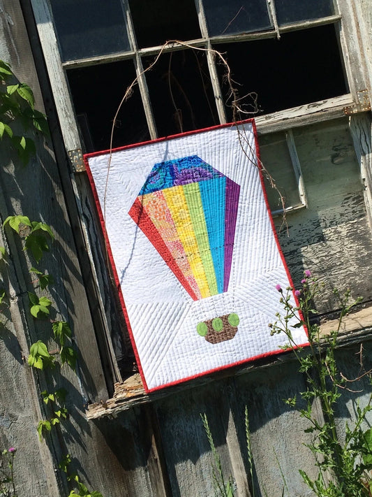 Up and Away Mini Quilt Pattern Designed by Lorna Costantini