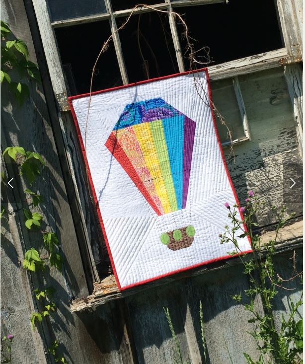 Up and Away Mini Quilt Pattern Designed by Lorna Costantini