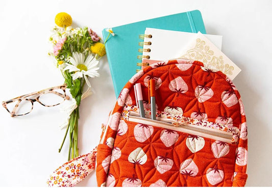 The Violet Backpack Pattern by Knot + Thread Designs
