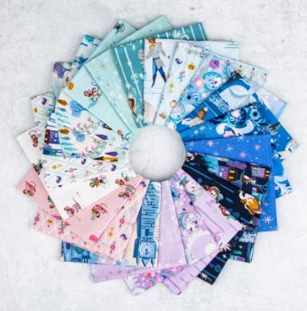 Cinderella's Carriage Pane 21 Piece Fat Quarter Bundle - Wishes by Jill Howarth
