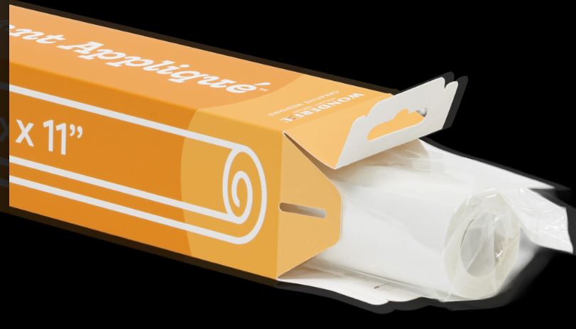 WonderFil Instant Appliqué™ | Iron-Free Double-Sided Wash-Away Adhesive Roll | 90" x 11"