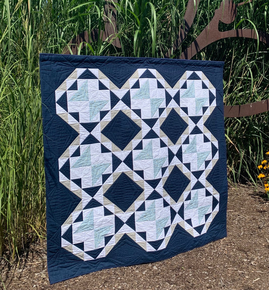 Flutter Quilt Pattern / 3 Sizes (Baby, Lap, Queen) / Designed by Lorna Costantini