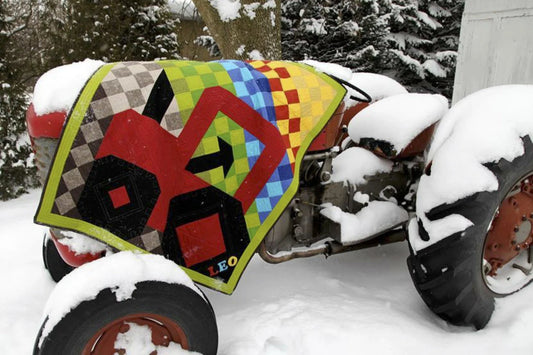 Down on the Farm Quilt Kit in Baby to Toddler size/ Original Pattern by Lorna Costantini