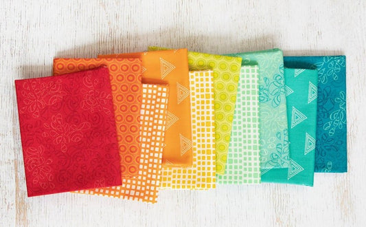 Art Gallery Color Master Elements Summer Collection 10 Piece Fat Quarter Bundle