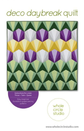 Deco Daybreak Quilt by Whole Circle Studio Quilt Pattern