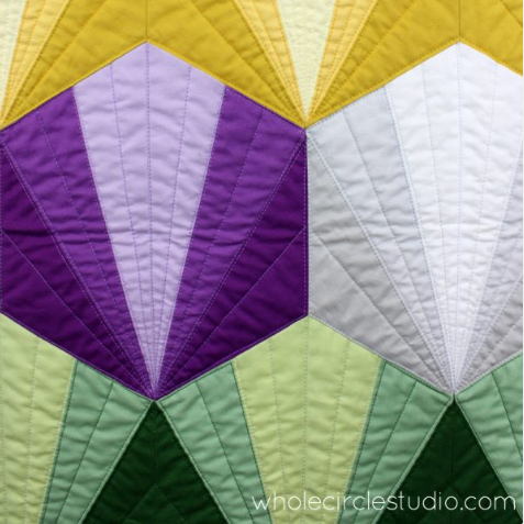 Deco Daybreak Quilt by Whole Circle Studio Quilt Pattern