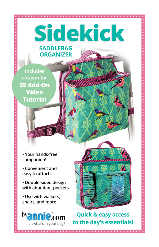 Sidekick Saddlebag Organizer design by Annie.com