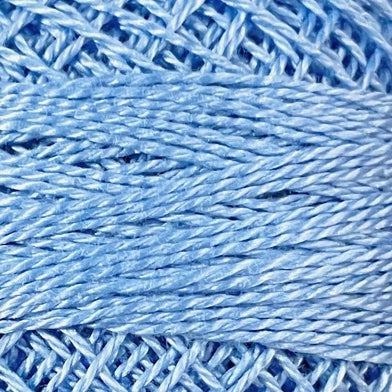 100 Valdani Perle Cotton Size 12 / Spool 100M:  Color No: 100 Denim Light