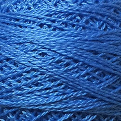 101 Valdani Perle Cotton Size 12 / Spool 100M:  Color No: 101 - Heavenly Blue