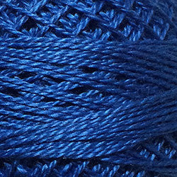 104 Valdani Perle Cotton Size 12 / Spool 100M:  Color No: 104 - Deep Sapphire