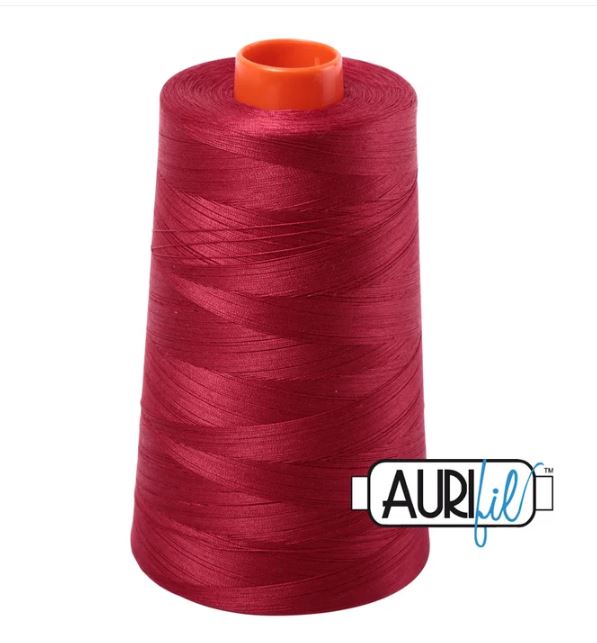 Aurifil Mako 50wt Cotton Thread Cone - 1103 Burgundy