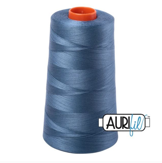 Aurifil Mako 50wt Cotton Thread Cone - 1126 Blue Grey