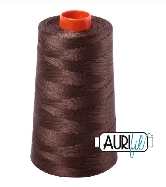 Aurifil Mako 50wt Cotton Thread Cone - 1140 Bark