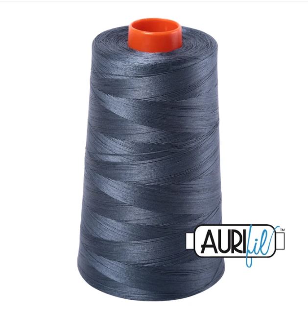 Aurifil Mako 50wt Cotton Thread Cone - 1158 Medium Grey