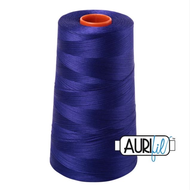 Aurifil Mako 50wt Cotton Thread Cone - 1200 Blue Violet