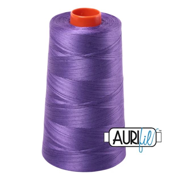Aurifil Mako 50wt Cotton Thread Cone - 1243 Dusty Lavender