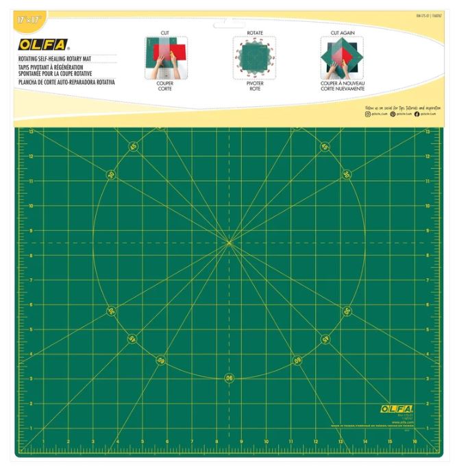 OLFA® 12" Rotating Rotary Cutting Mat | Special Order