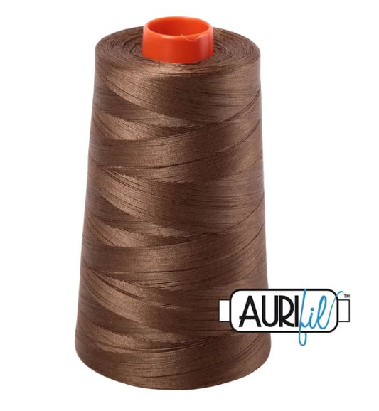 Aurifil Mako 50wt Cotton Thread Cone - 1318 Dark Sandstone