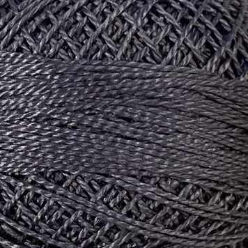 135 Valdani Perle Cotton Size 12 / Spool 100M:  Color No: 135 - Beaver Gray