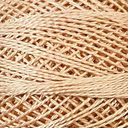 146 Valdani Perle Cotton Size 12 / Spool 100M:  Color No: 146 - Luminous Beige Light