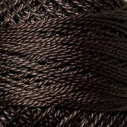 172 Valdani Perle Cotton Size 12 / Spool 100M:  Color No: 172 - Rich Medium Brown