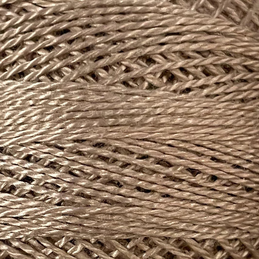 174 Valdani Perle Cotton Size 12 / Spool 100M:  Color No: 174 - Tea Dyed Stone