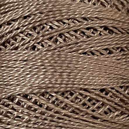 178 Valdani Perle Cotton Size 12 / Spool 100M:  Color No: 178 - Tea Dyed Stone Medium