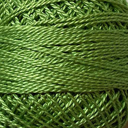 19 Valdani Perle Cotton Size 12 / Spool 100M:  Color No: 19 - Deep Lime
