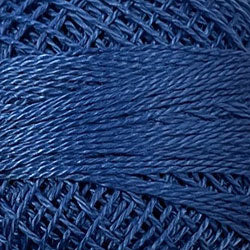 210 Valdani Perle Cotton Size 12 / Spool 100M:  Color No: 210 - Sapphire