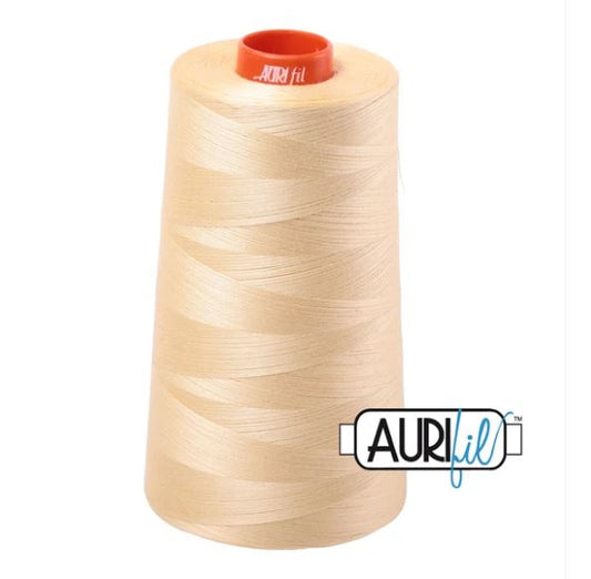 Aurifil Mako 50wt Cotton Thread Cone - 2105 Champagne