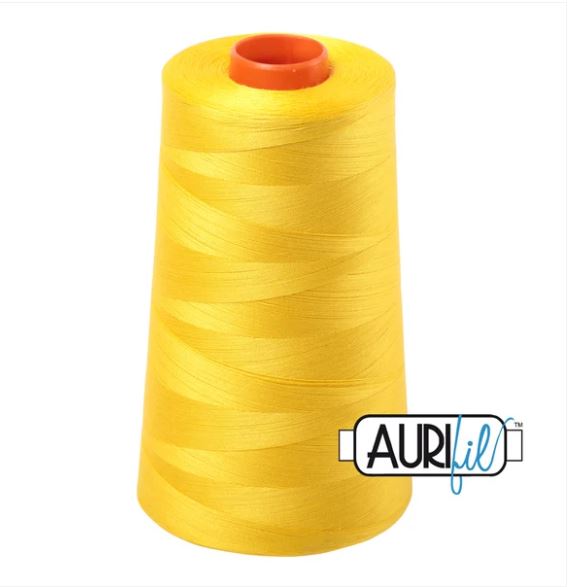 Aurifil Mako 50wt Cotton Thread Cone - 2120 Canary