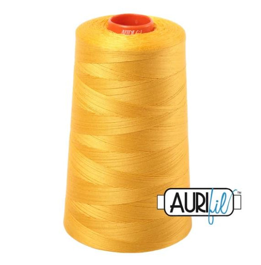 Aurifil Mako 50wt Cotton Thread Cone - 2135 Yellow